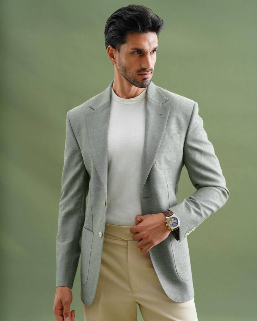 bespoke linen suit